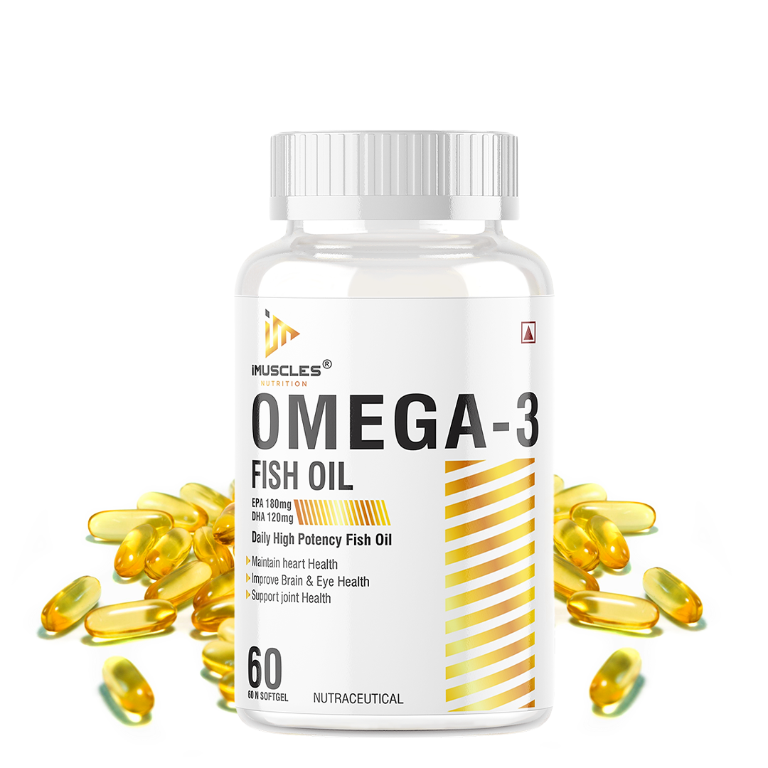 iMuscles Nutrition Omega-3 Fish Oil Capsules