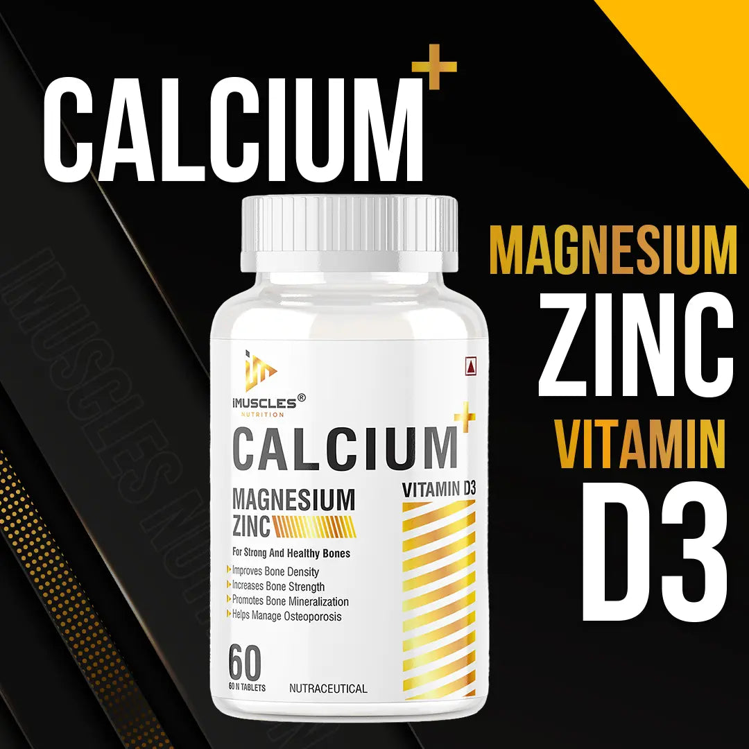 iMuscles Calcium Magnesium & Zinc Tablets imuscles.in