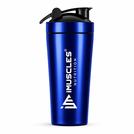iMuscles Steel Shaker- 739ML (Blue)