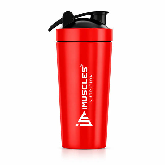 iMuscles Steel Shaker- 739ML (Red)