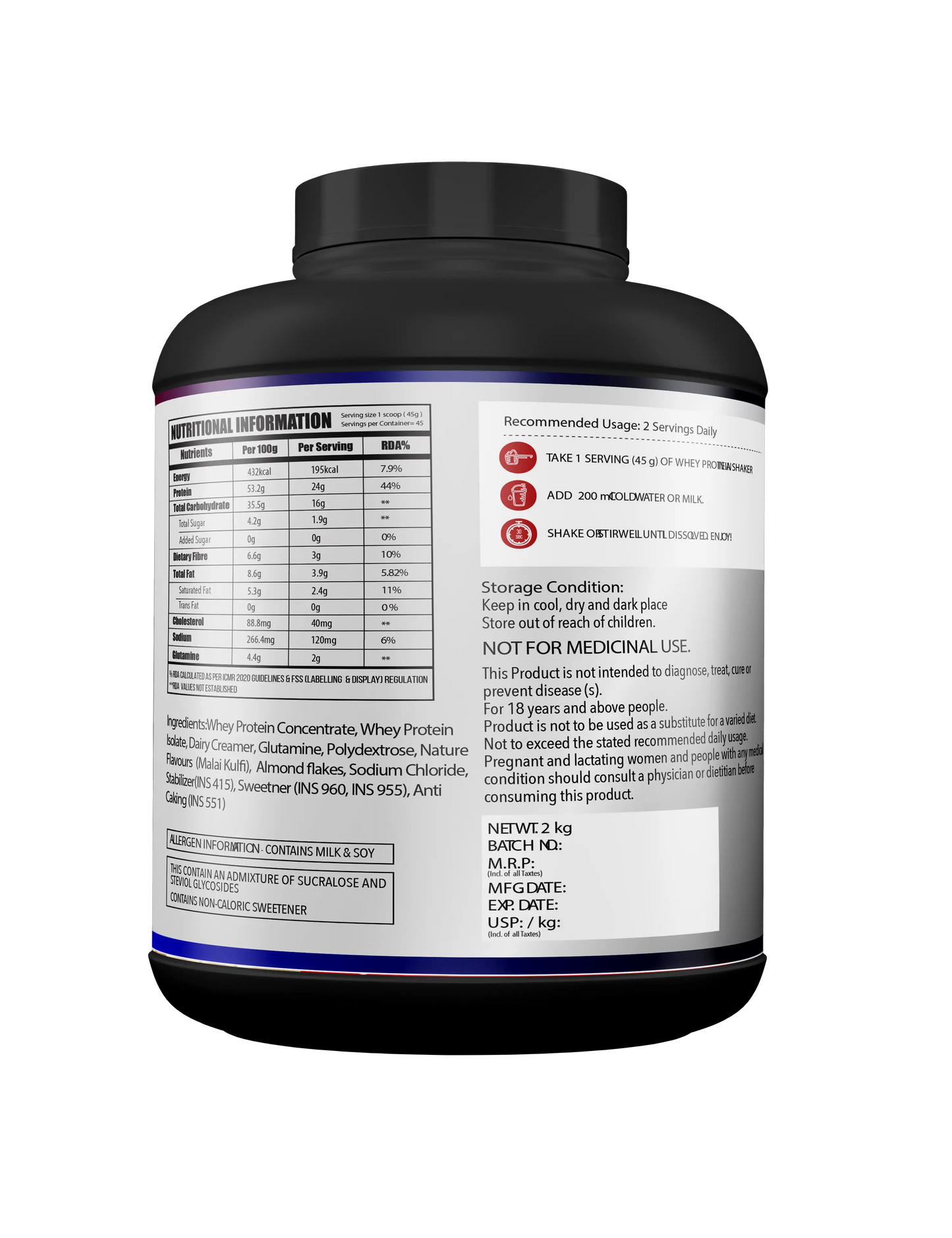 Gainz4Ever Whey Protein – Best Whey Protein for Muscle Gain, Weight Loss & Recovery Gainz4Ever