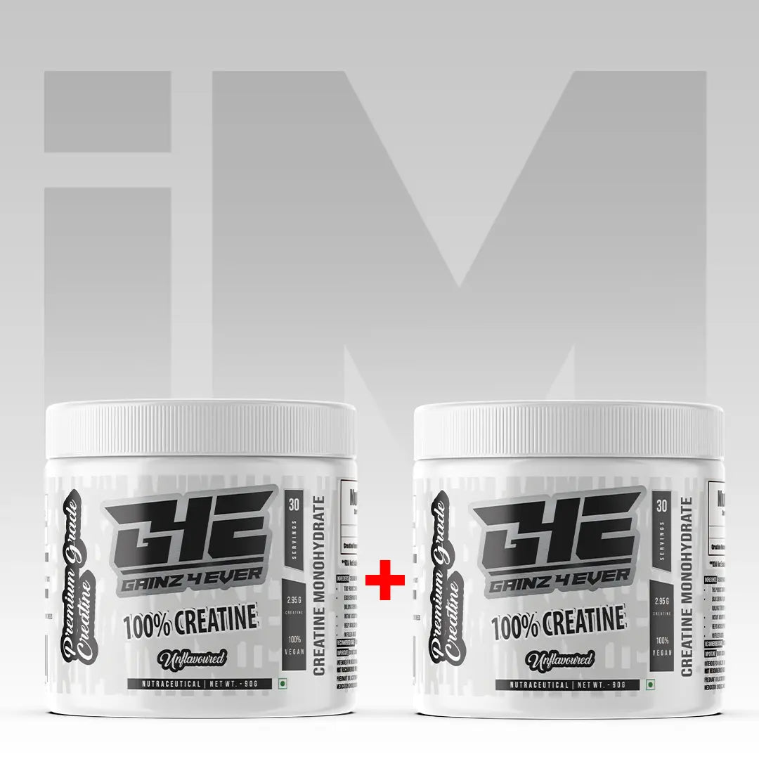 Gainz4Ever - Pure Micronised Creatine Monohydrate Powder (Unflavoured) Gainz4Ever