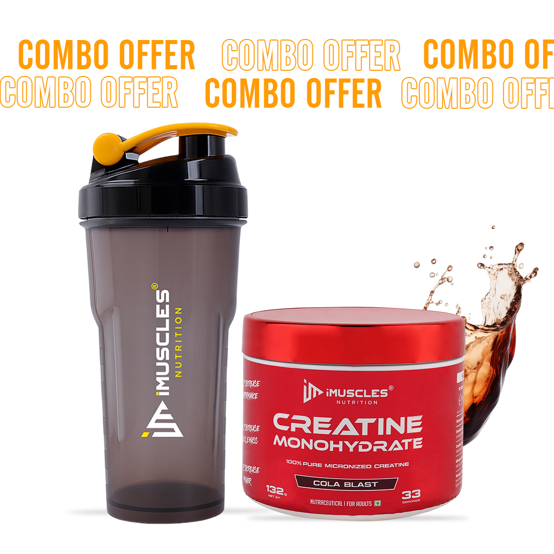 Creatine Supplement with Shaker - Pure Monohydrate