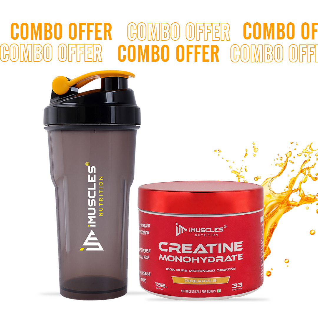 Creatine Supplement with Shaker - Pure Monohydrate
