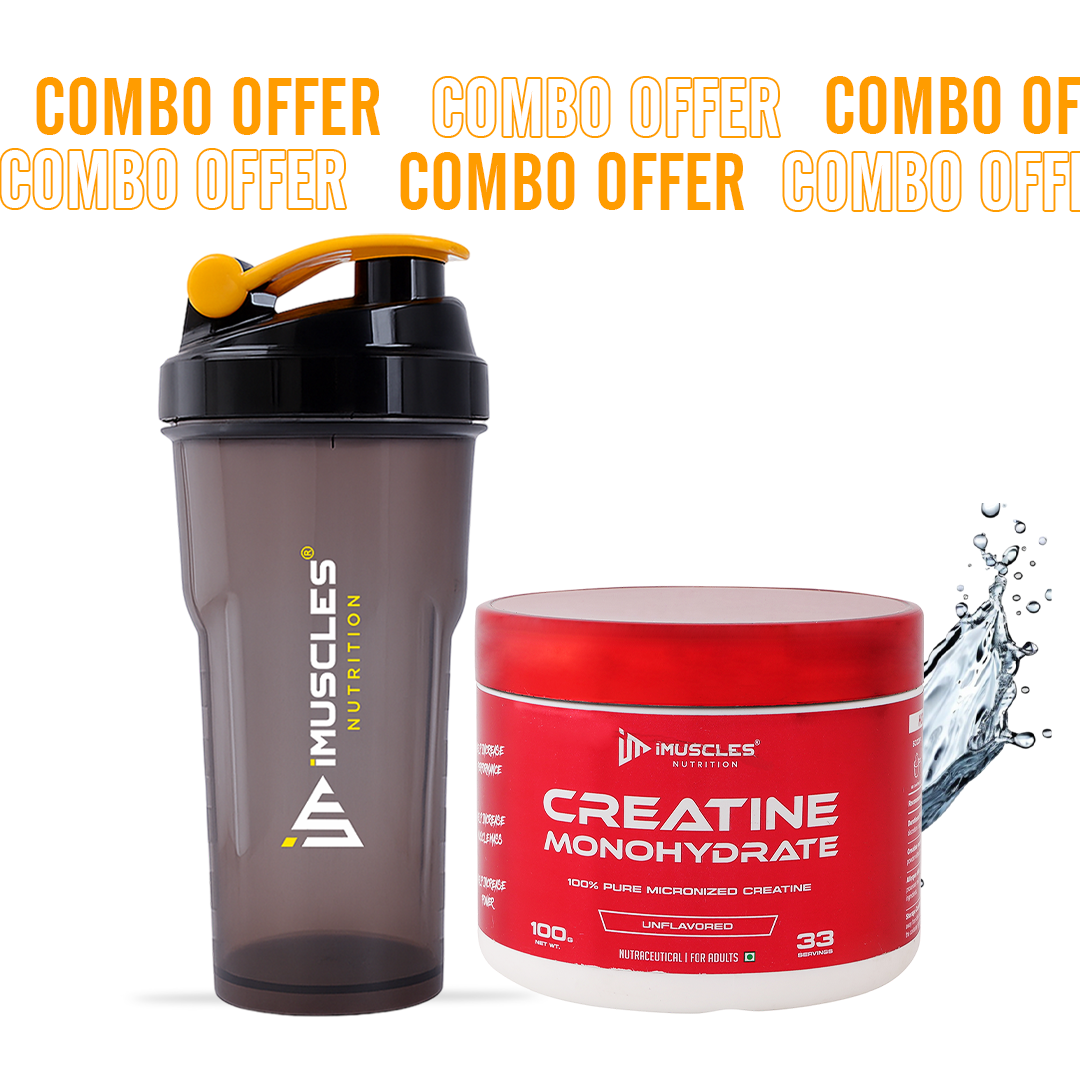 Creatine Supplement with Shaker - Pure Monohydrate