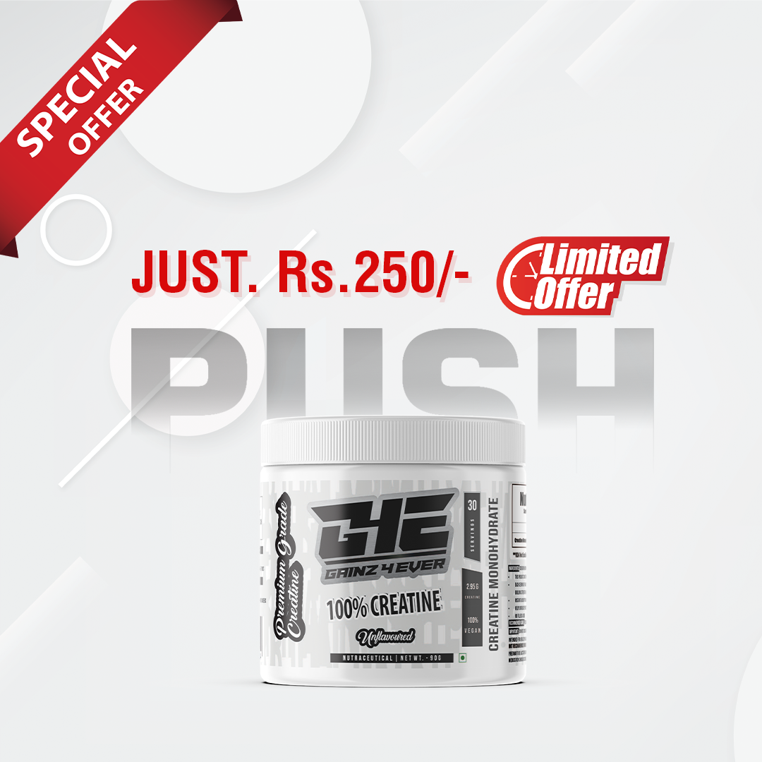 Gainz4Ever - Pure Micronised Creatine Monohydrate Powder (Unflavoured)