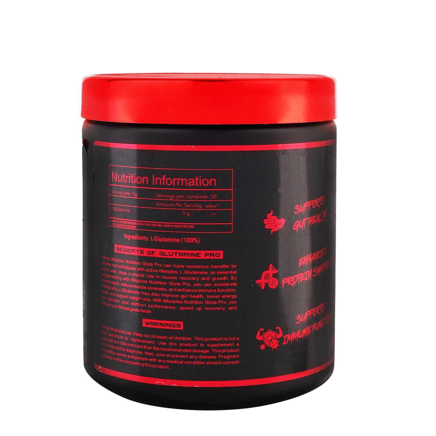iMuscles Nutrition Gluta Pro - Buy L-Glutamine Powder Online India
