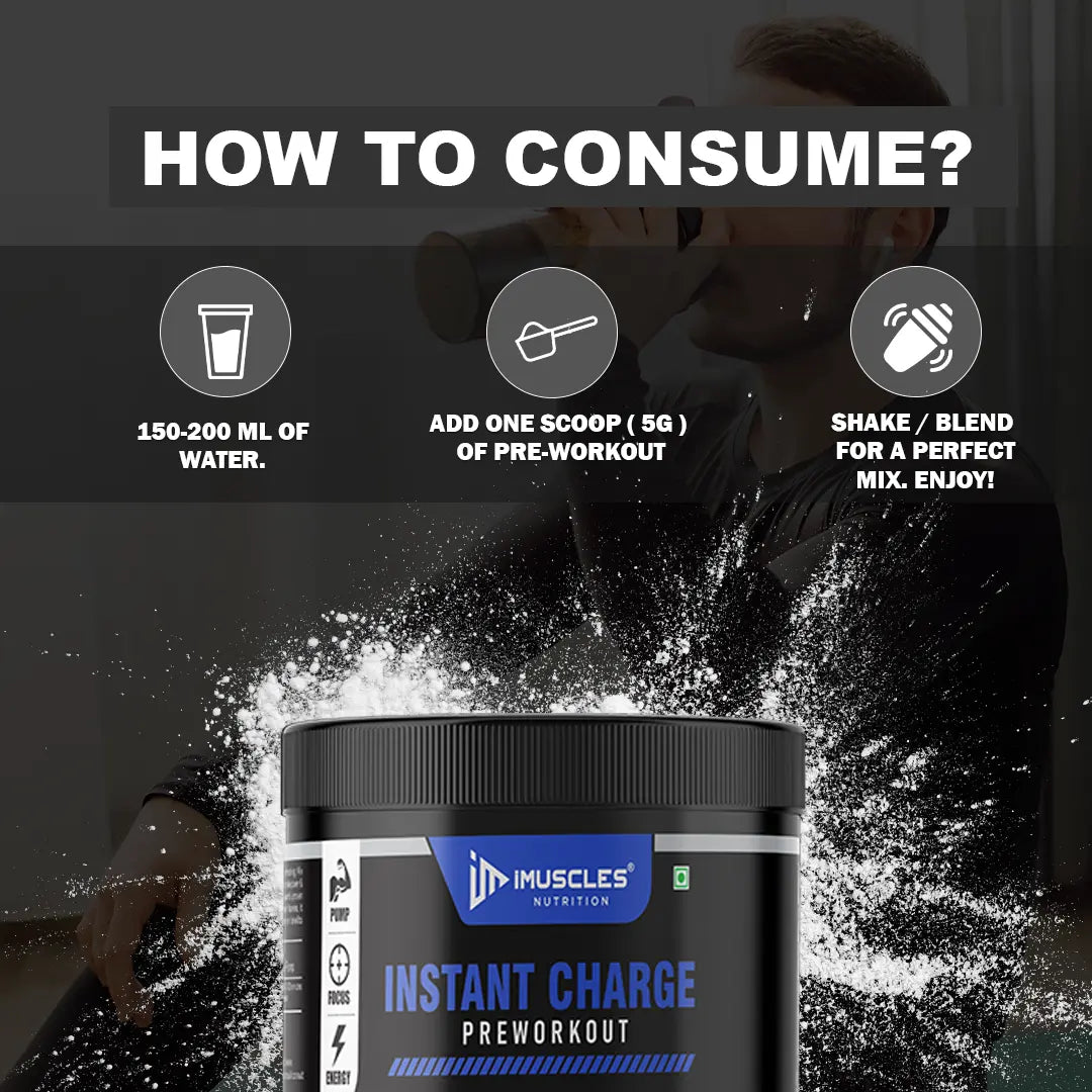 Instant Charge Preworkout – Mix Berries (40 Servings) iMuscles Nutrition