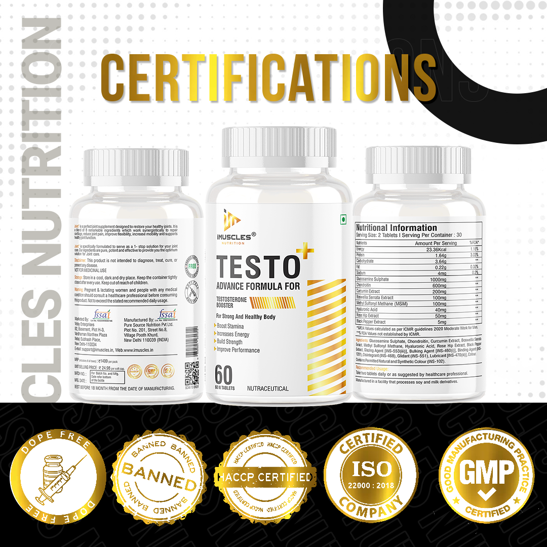 iMuscles Testosterone Booster Tablets