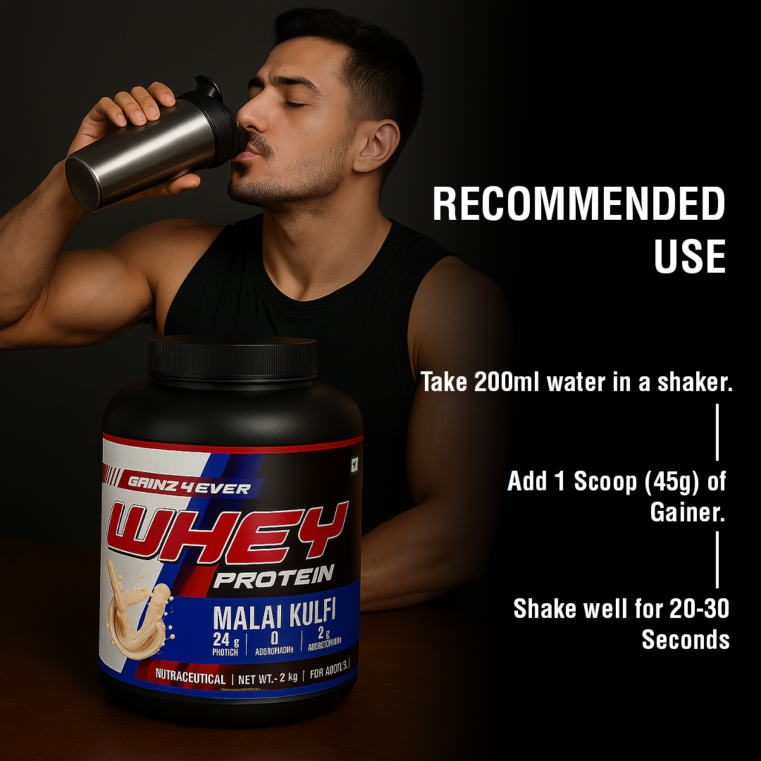 Gainz4Ever Whey Protein – Best Whey Protein for Muscle Gain, Weight Loss & Recovery