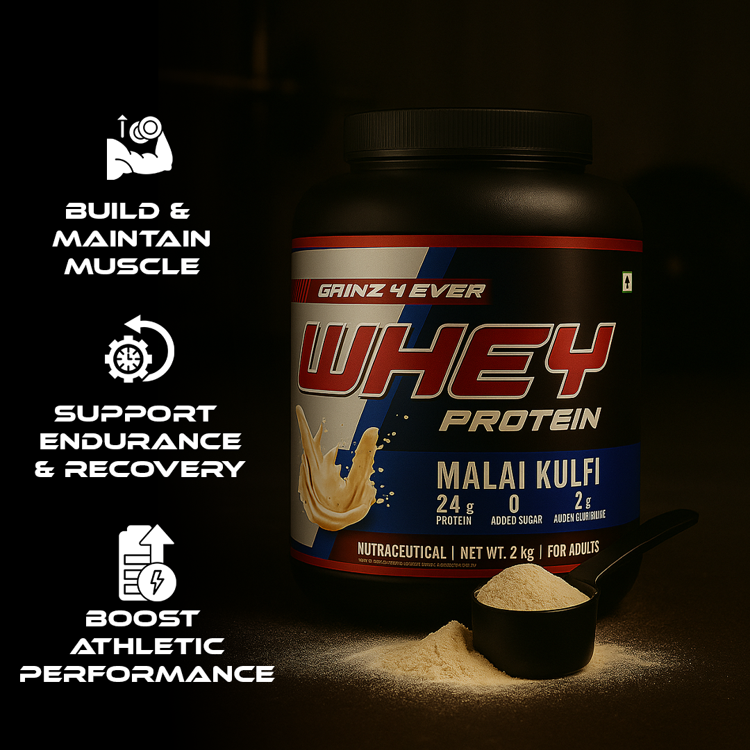 Gainz4Ever Whey Protein – Best Whey Protein for Muscle Gain, Weight Loss & Recovery