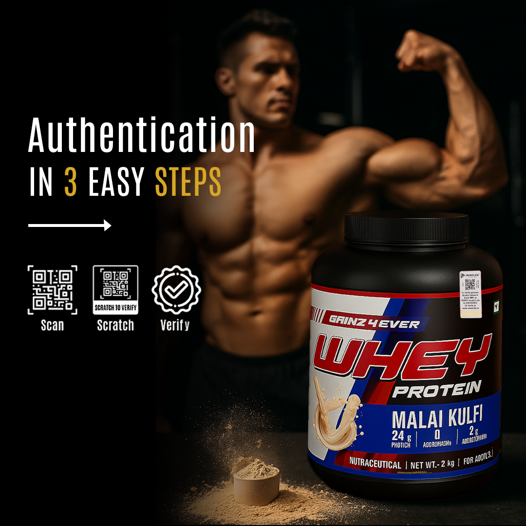 Gainz4Ever Whey Protein – Best Whey Protein for Muscle Gain, Weight Loss & Recovery