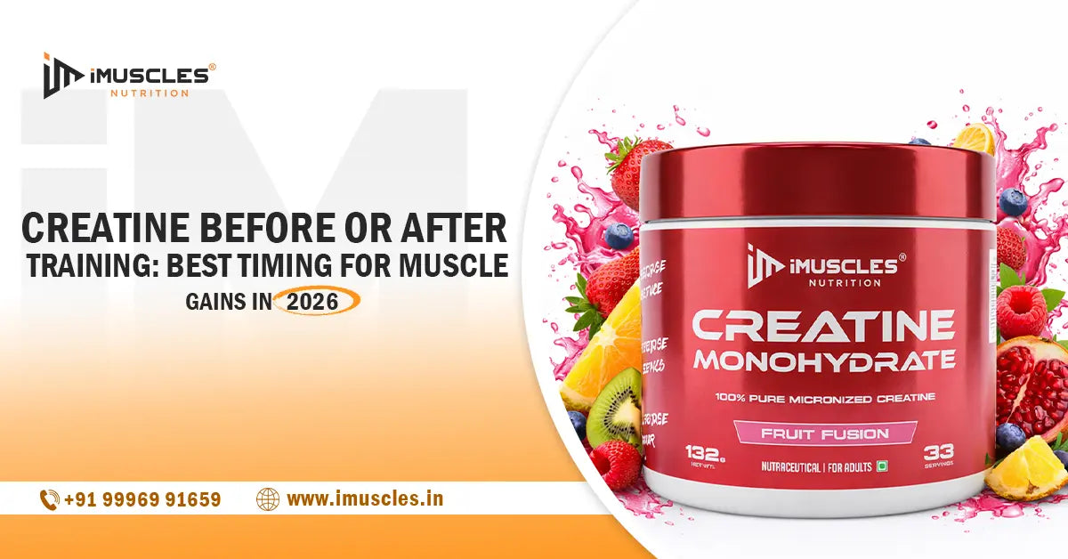 iMuscles creatine monohydrate fruit fusion supplement, best timing before or after workout for muscle gains