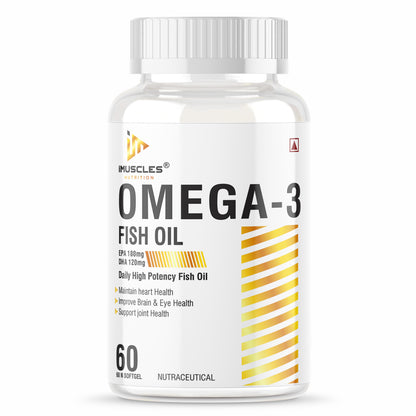 iMuscles Nutrition Omega-3 Fish Oil Capsules