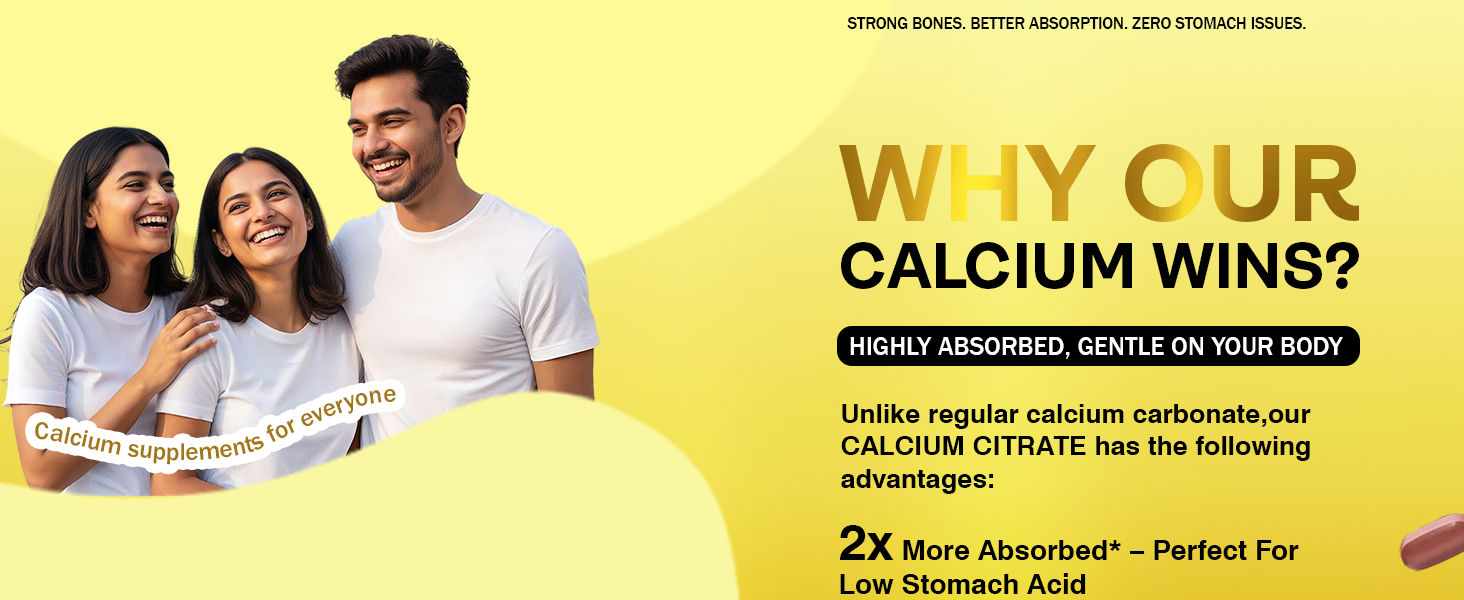 Calcium Magnesium & Zinc Tablets | 60 Tablets