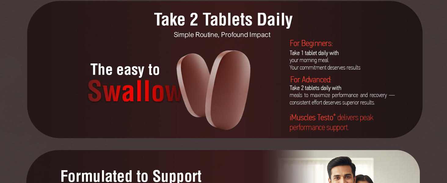 iMuscles Testosterone Booster Tablets