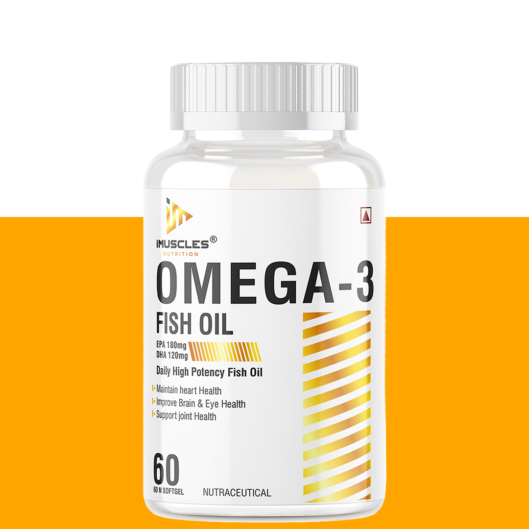 iMuscles Nutrition Omega-3 Fish Oil Capsules