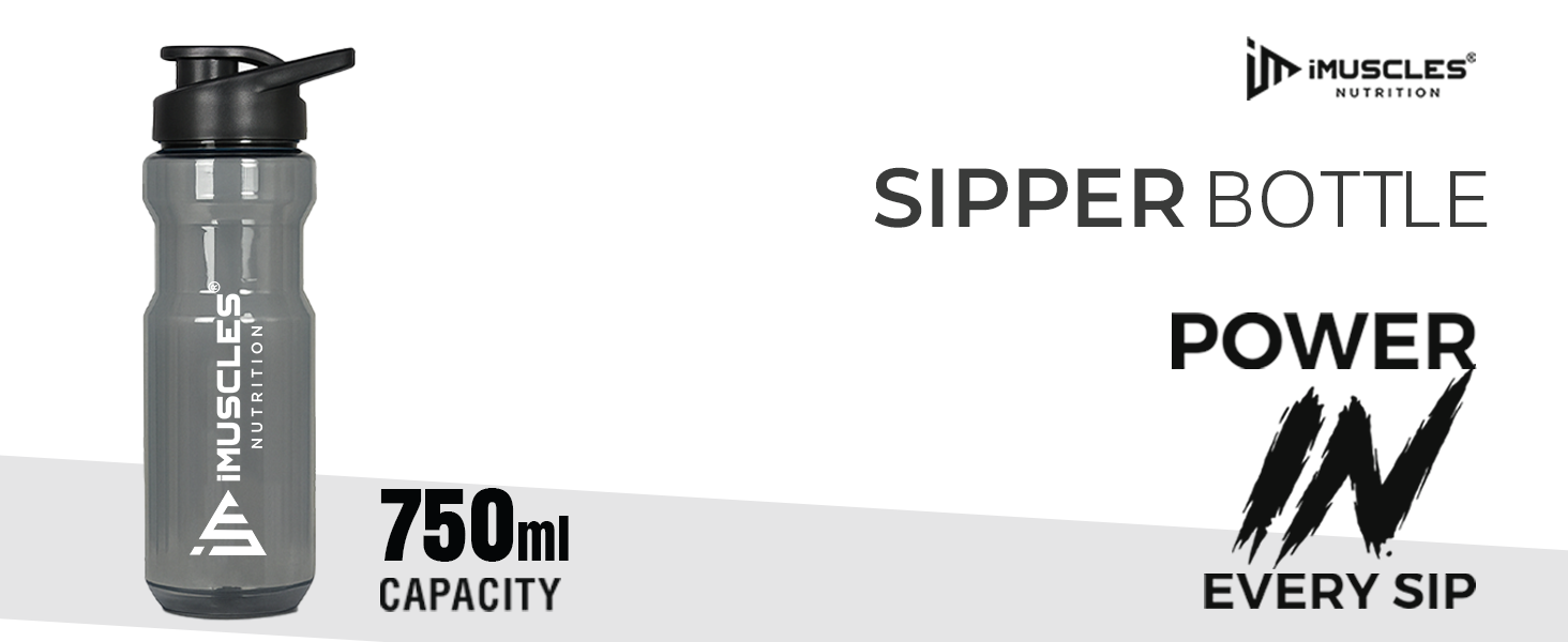 Sipper Bottle- 750ML (Black)