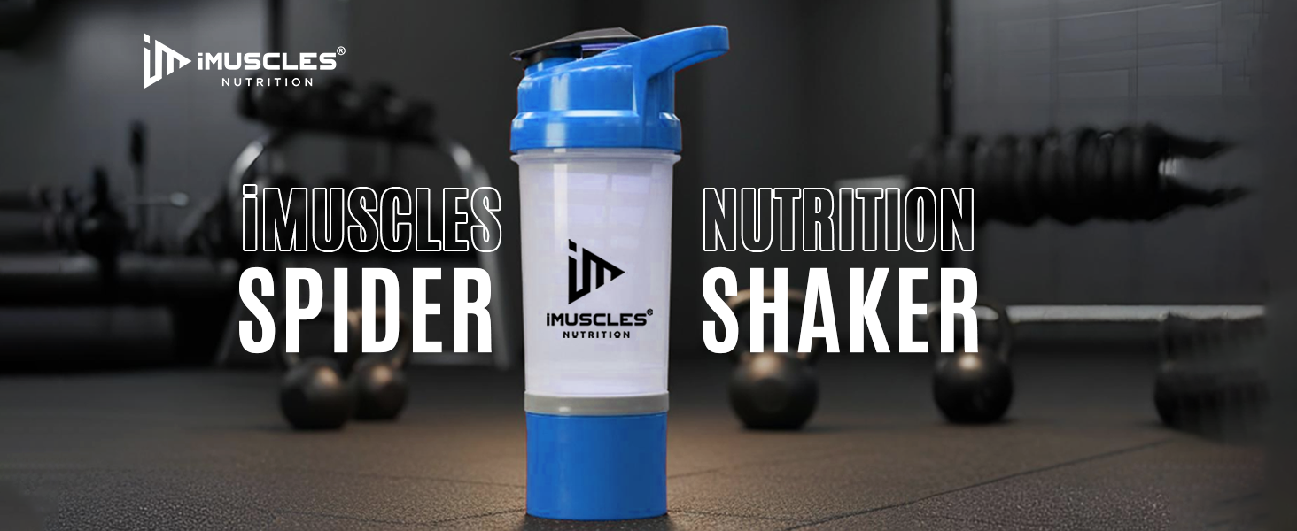 Spider Shaker- 600ML (Blue)