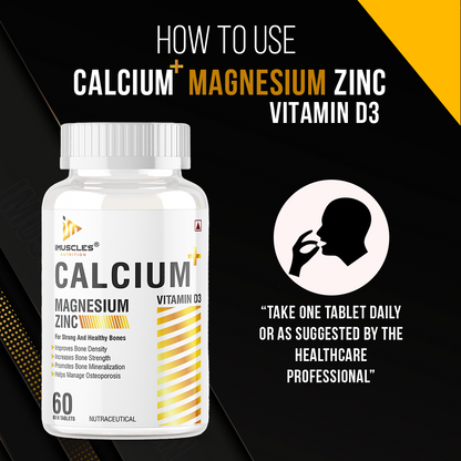 iMuscles Calcium Magnesium & Zinc Tablets