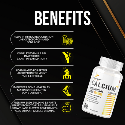 iMuscles Calcium Magnesium & Zinc Tablets
