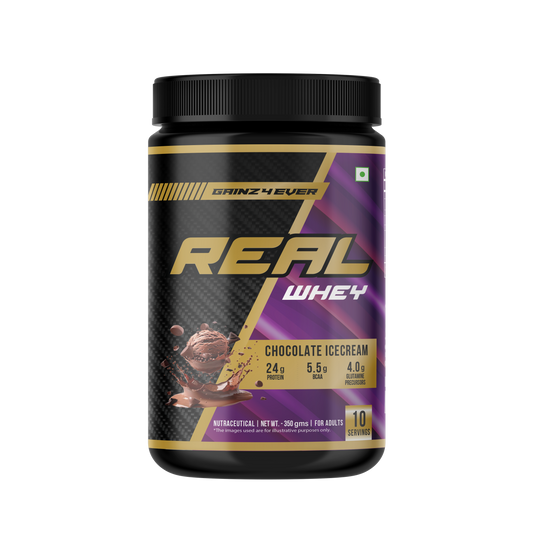 Gainz4Ever Real Whey | 350gms | 10 Servings