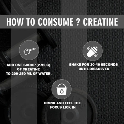 Gainz4Ever - Pure Micronised Creatine Monohydrate Powder- Unflavoured (80 Servings) Gainz4Ever