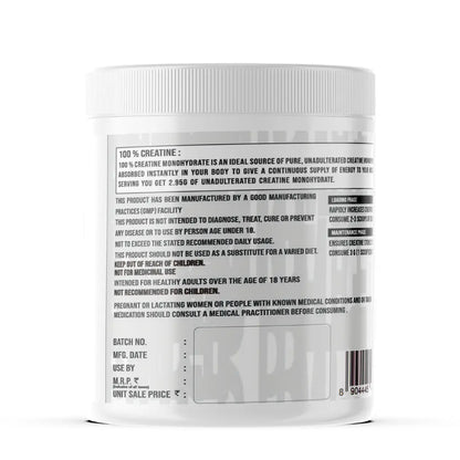 Gainz4Ever - Pure Micronised Creatine Monohydrate Powder- Unflavoured (80 Servings) Gainz4Ever