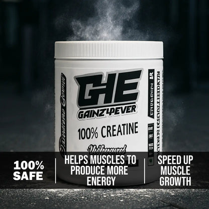 Gainz4Ever - Pure Micronised Creatine Monohydrate Powder- Unflavoured (80 Servings) Gainz4Ever