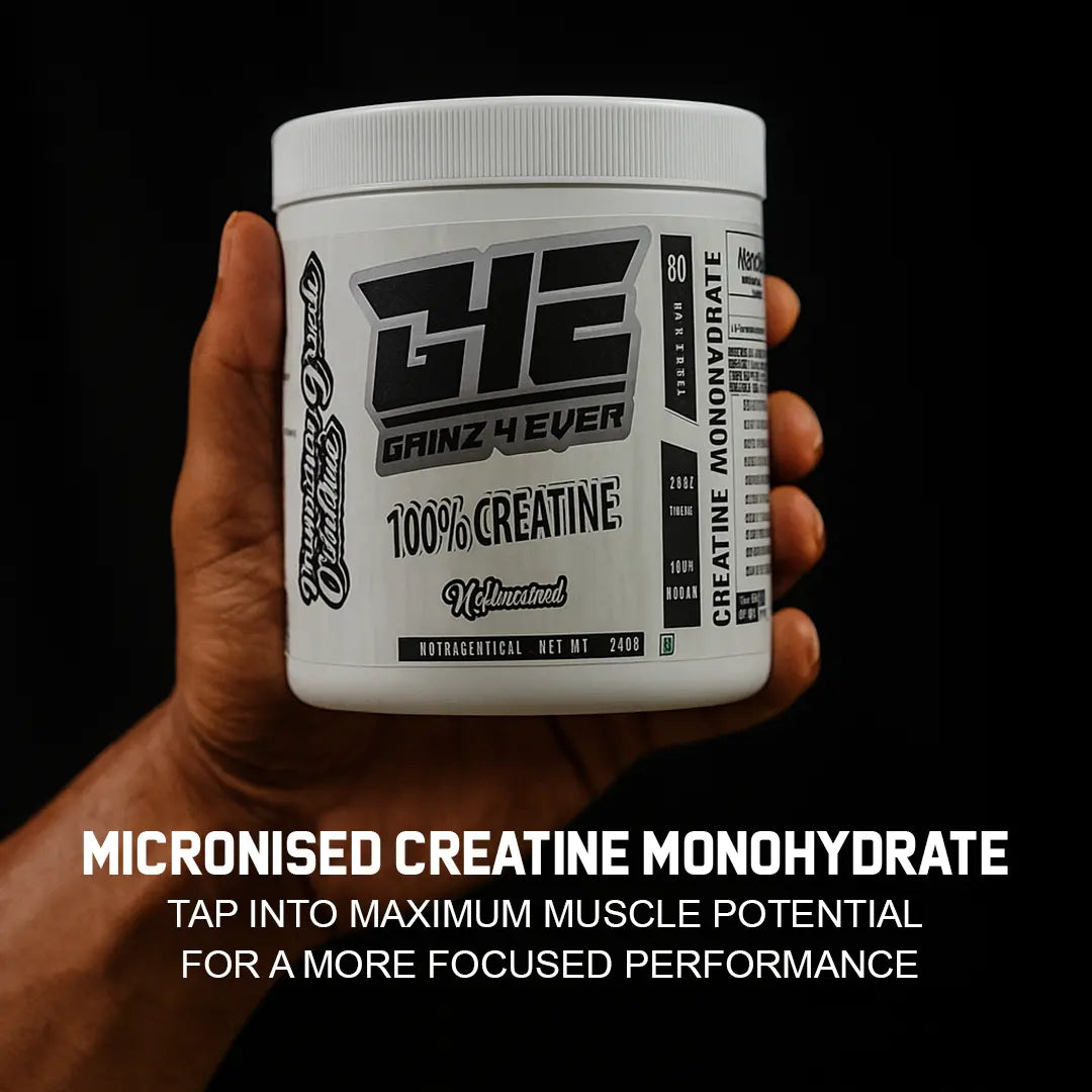 Gainz4Ever - Pure Micronised Creatine Monohydrate Powder- Unflavoured (80 Servings) Gainz4Ever