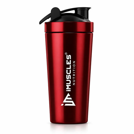 iMuscles Steel Shaker- 739ML (Maroon)