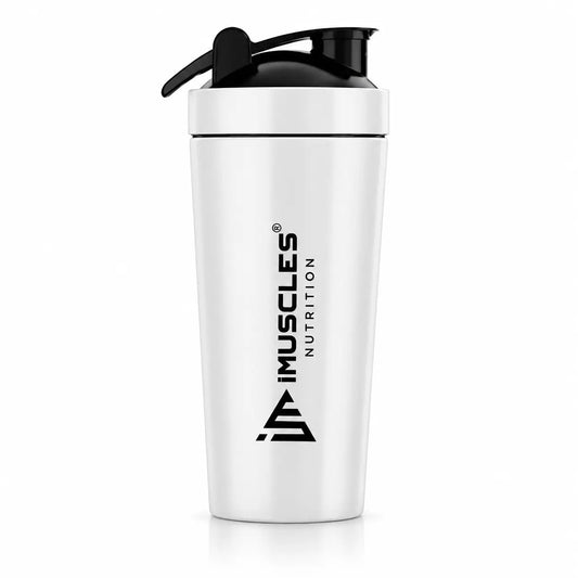 iMuscles Steel Shaker- 739ML (White)