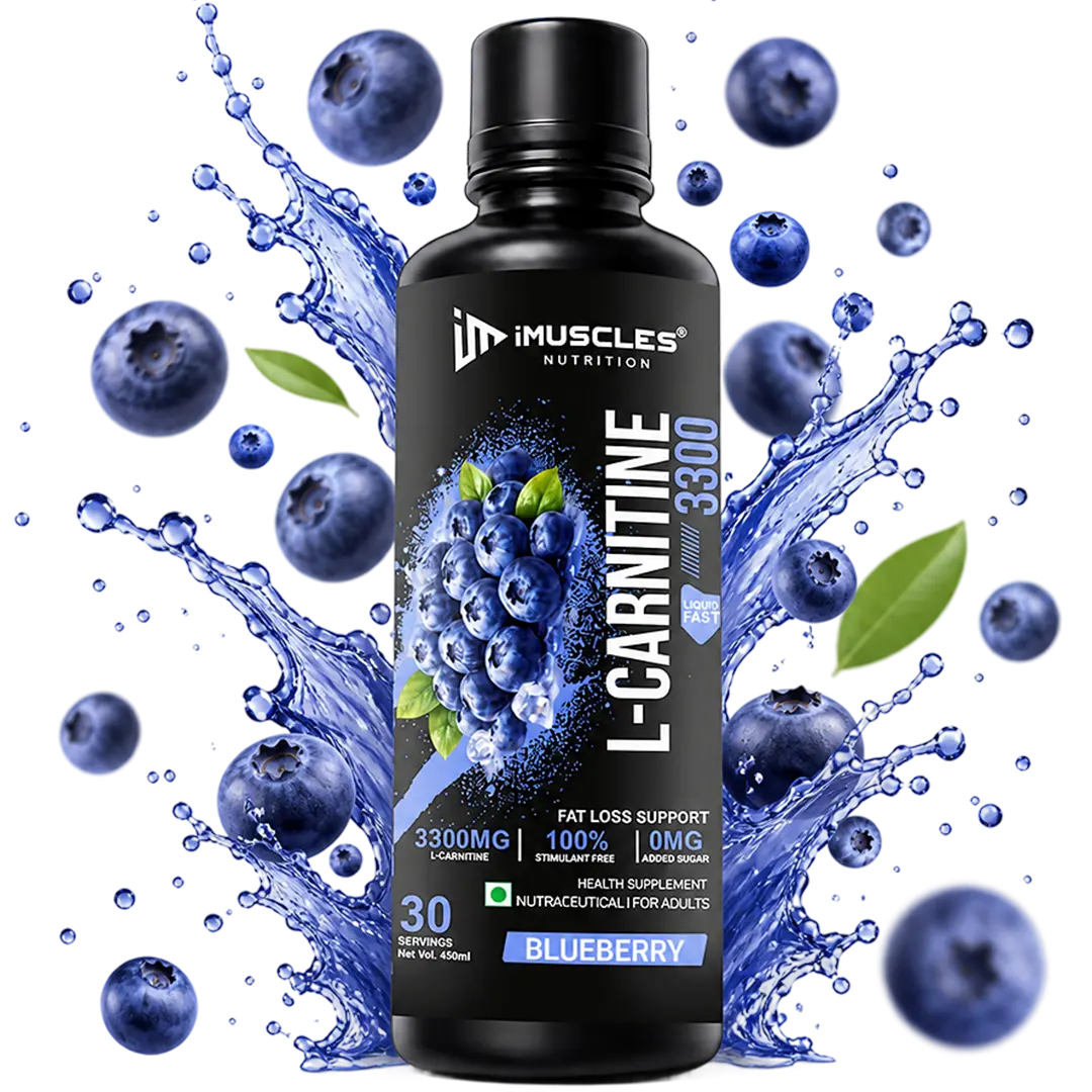 iMuscles Nutrition L-Carnitine 3300mg Liquid Blueberry | Fat Loss Support | Stimulant Free | 30 Servings | 450ml iMuscles Nutrition L-Carnitine 3300mg Liquid Blueberry | Fat Loss Support | Stimulant Free | 30 Servings | 450ml