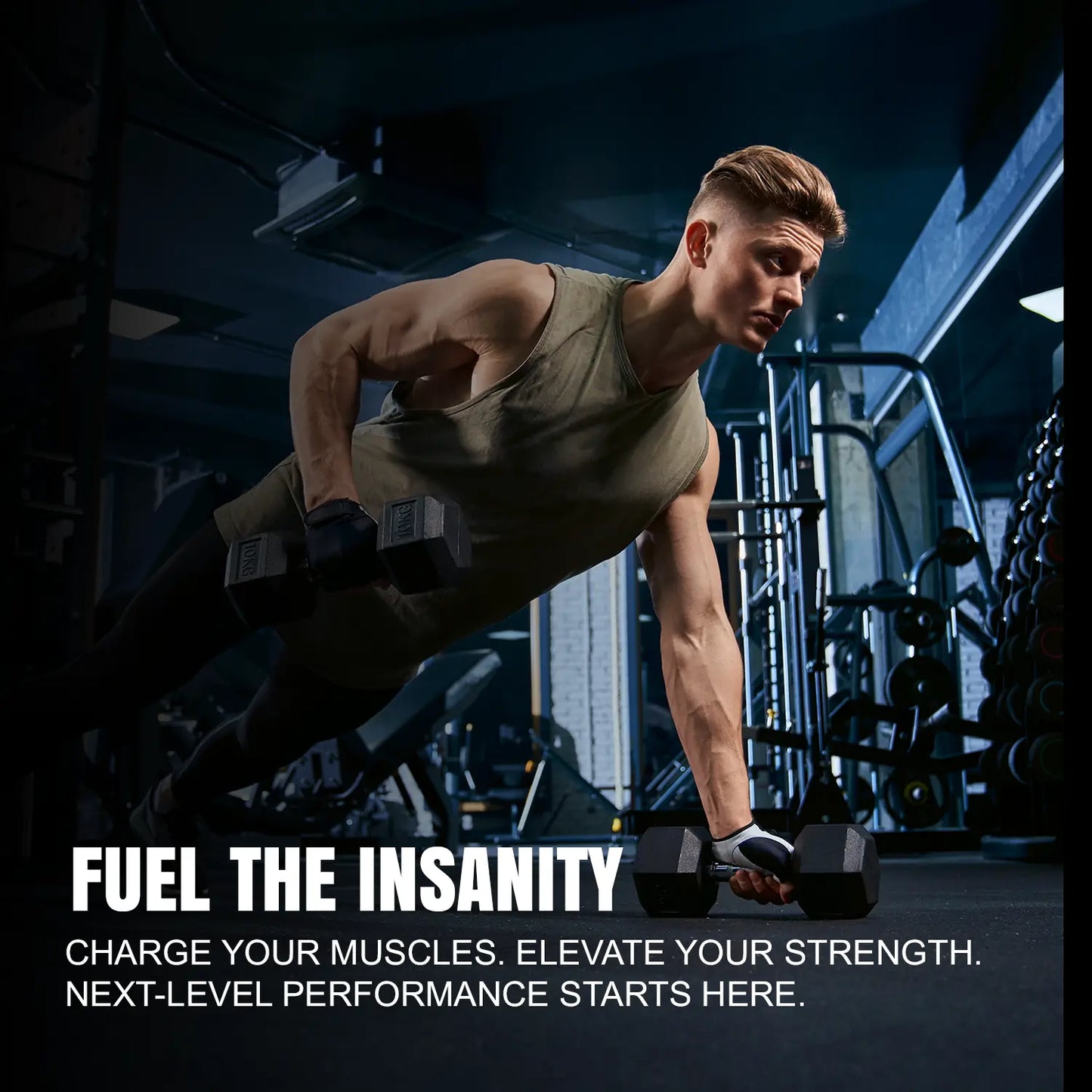 iMuscles Nutrition Instant Charge Preworkout jar in Delicious Watermelon flavor. The black 200g container features red branding and is surrounded by dynamic red liquid splashes and fresh watermelon slices with ice cubes on a white background.