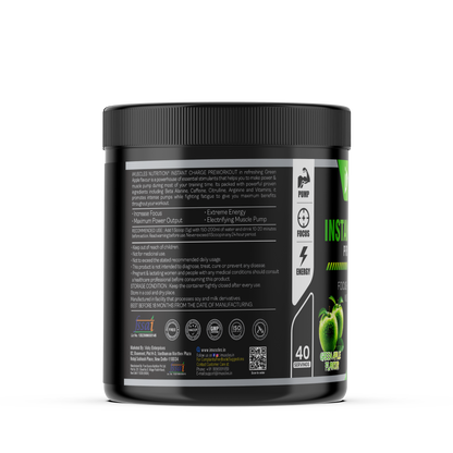 Instant Charge Pre-Workout with Gainz4Ever - Pure Micronised Creatine