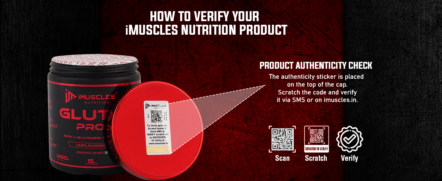 Gluta Pro - 100% Pure L-Glutamine Powder