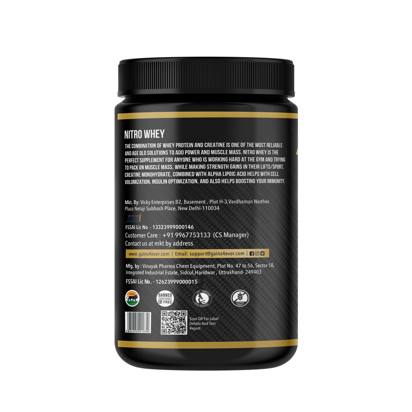 Gainz4Ever Nitro Whey | 8 Servings