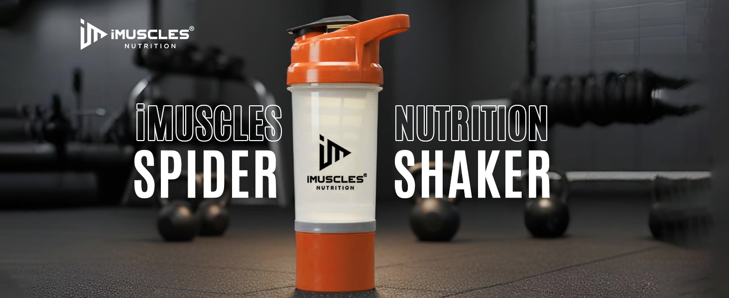 Spider Shaker- 600ML (Orange)