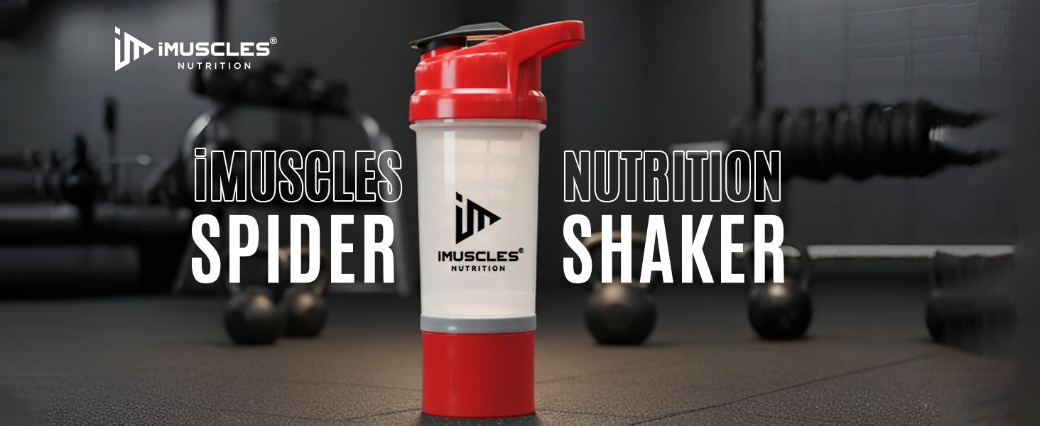 Spider Shaker- 600ML (Red)
