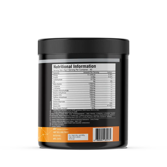 Instant Charge Preworkout – Zesty Orange (40 Servings) iMuscles Nutrition