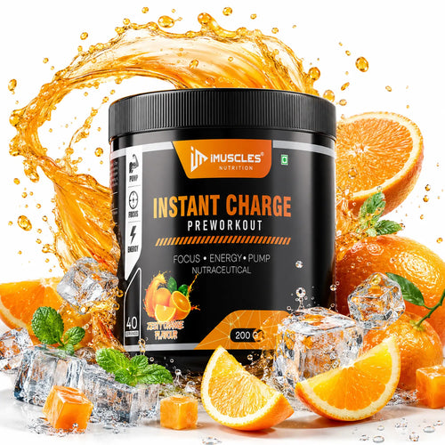 Instant Charge Preworkout – Zesty Orange (40 Servings) iMuscles Nutrition
