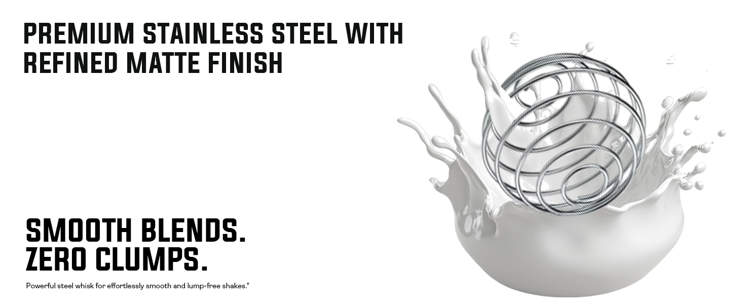 iMuscles Steel Shaker- 739ML (Black)