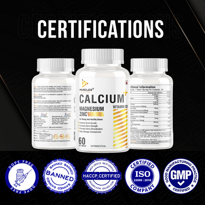 iMuscles Calcium Magnesium & Zinc Tablets