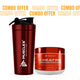 Creatine Monohydrate with Steel Shaker- Combo