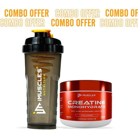 Creatine Supplement with Shaker - Pure Monohydrate