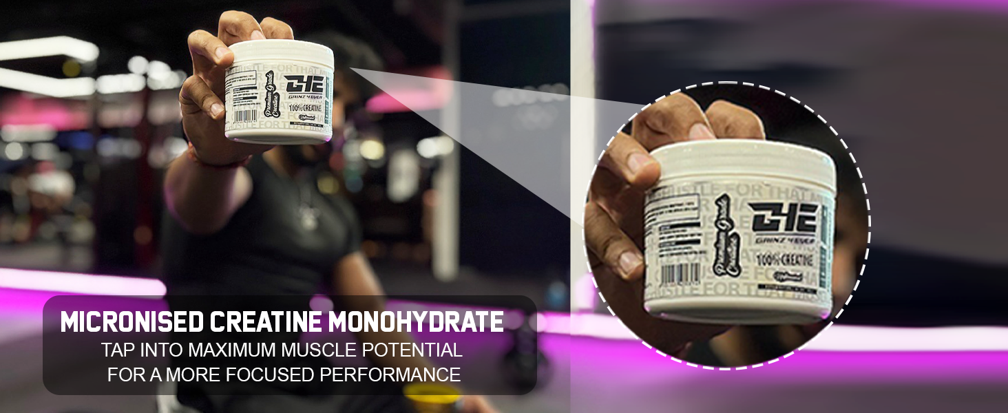 Gainz4Ever - Pure Micronised Creatine Monohydrate Powder- Unflavoured (30 Servings)
