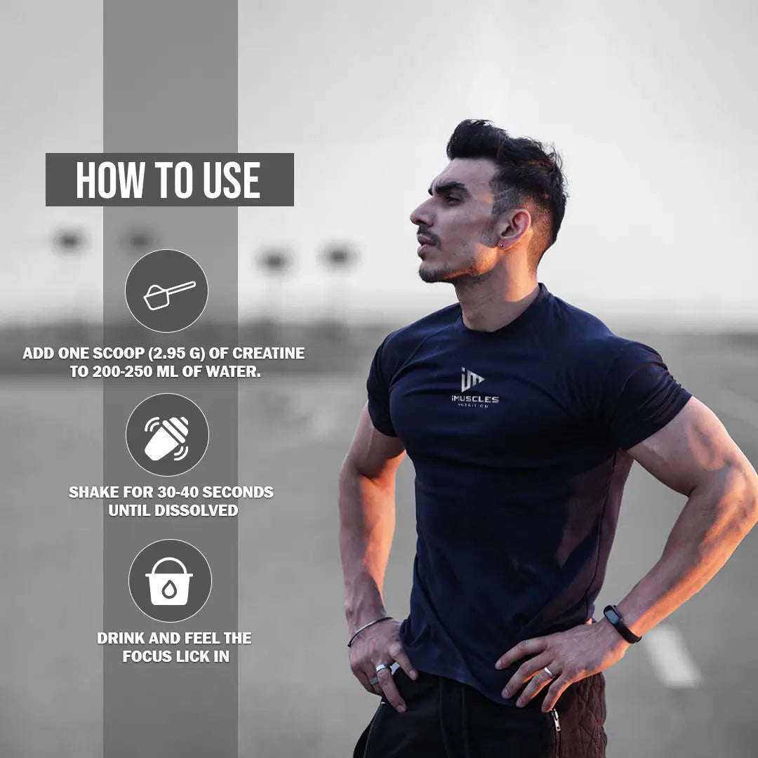 Gainz4Ever - Pure Micronised Creatine Monohydrate Powder- Unflavoured (30 Servings) Gainz4Ever
