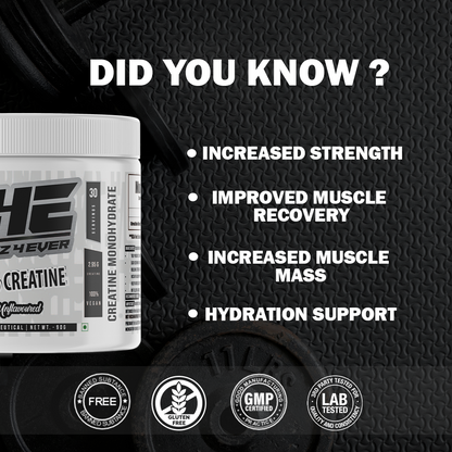 Instant Charge Pre-Workout with Gainz4Ever - Pure Micronised Creatine