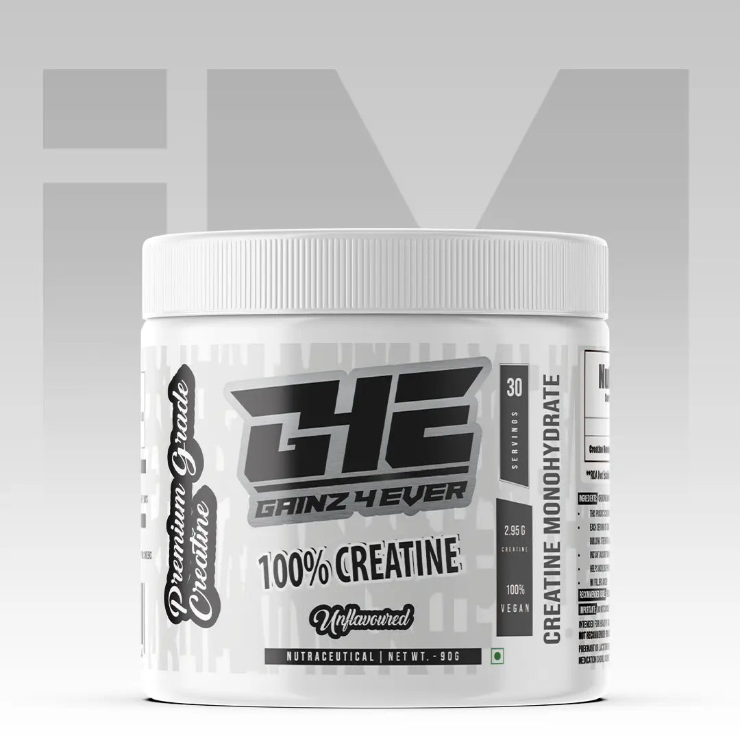 Gainz4Ever - Pure Micronised Creatine Monohydrate Powder (Unflavoured) Gainz4Ever