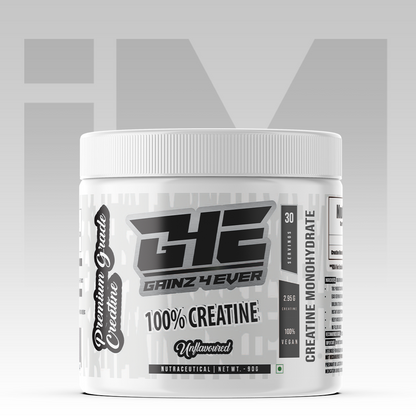 Gainz4Ever - Pure Micronised Creatine Monohydrate Powder (Unflavoured)